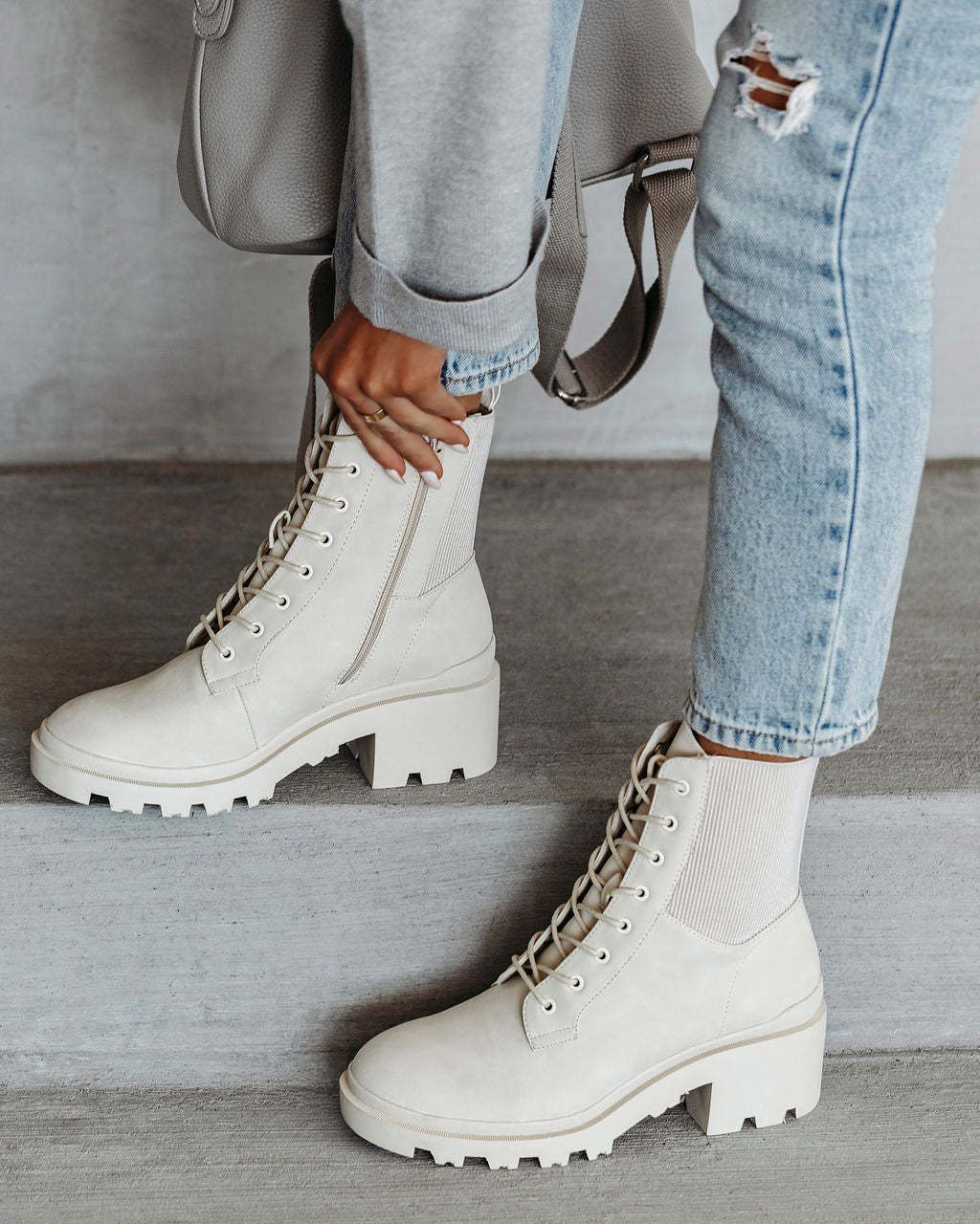 Willa Heeled Lace Up Boot-Matylis