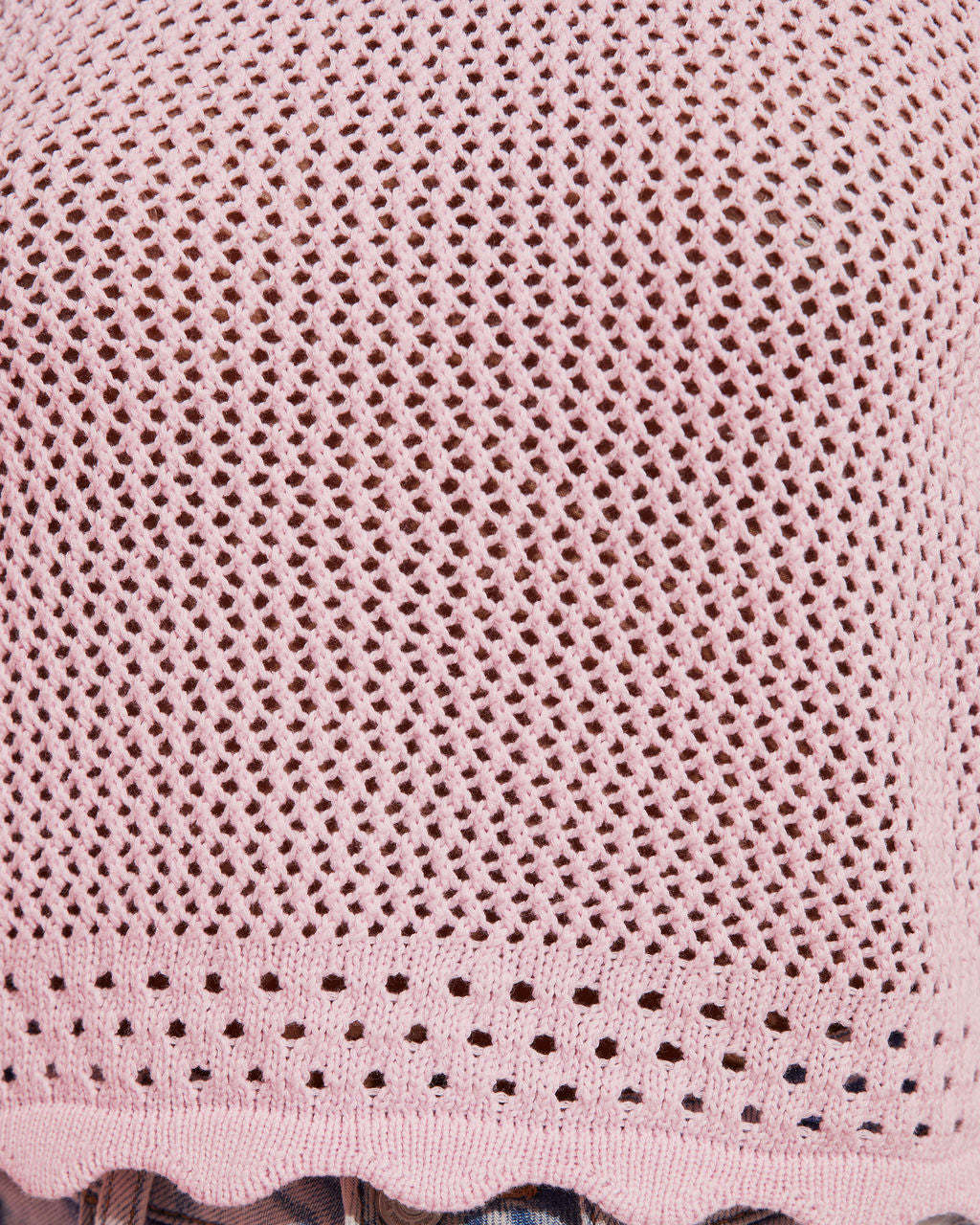 Tulare Crochet Knit Crop Tank-Matylis
