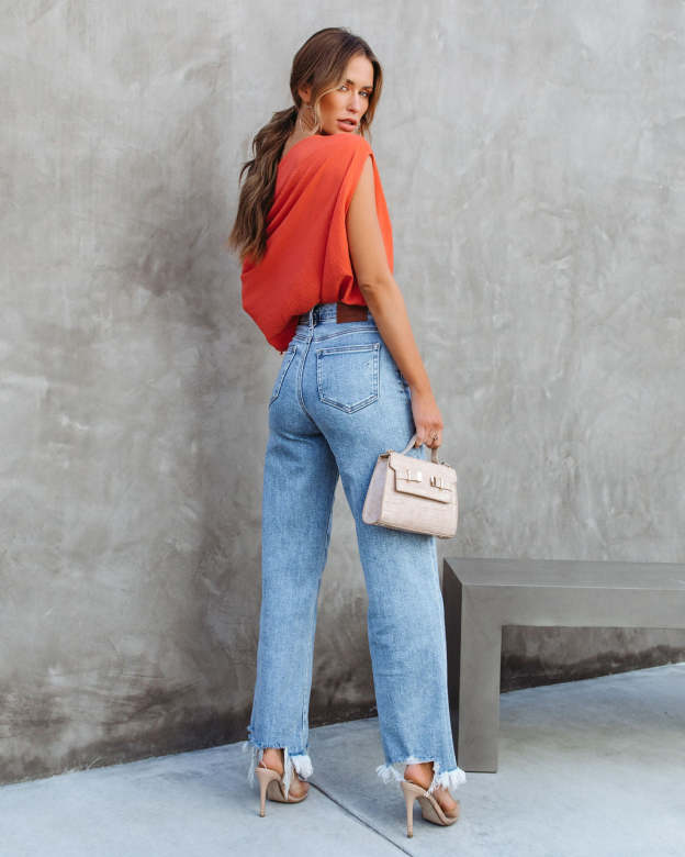 Thomas One Shoulder Ruched Cutout Top-Matylis