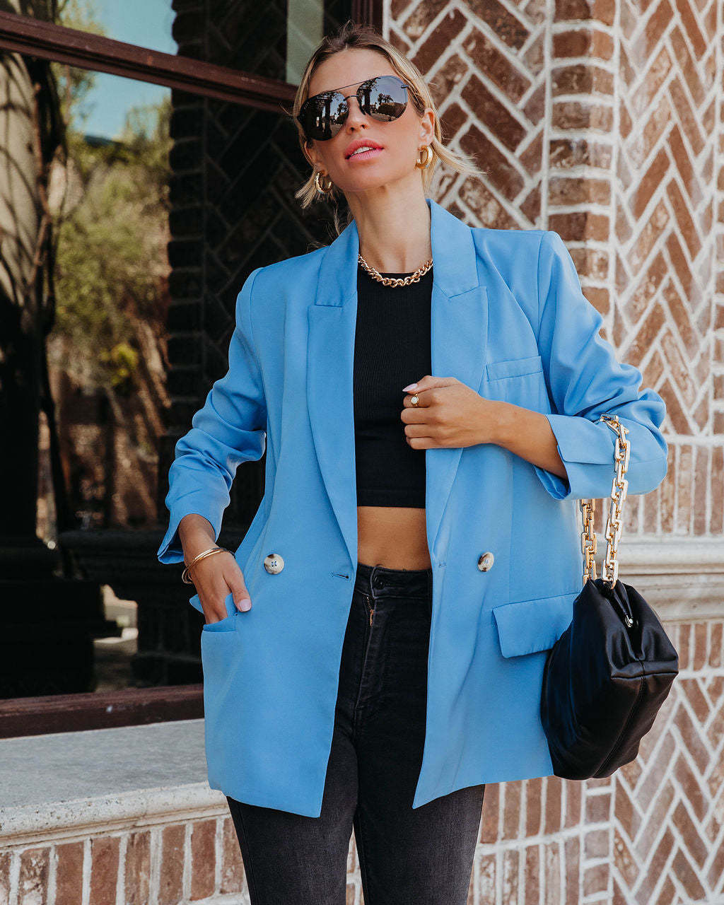 Whinn Pocketed Blazer-Matylis