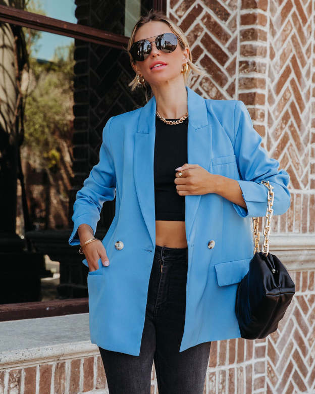 Whinn Pocketed Blazer-Matylis