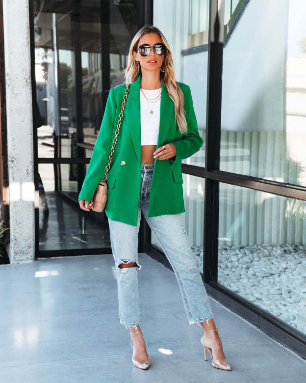 Whinn Pocketed Blazer-Matylis
