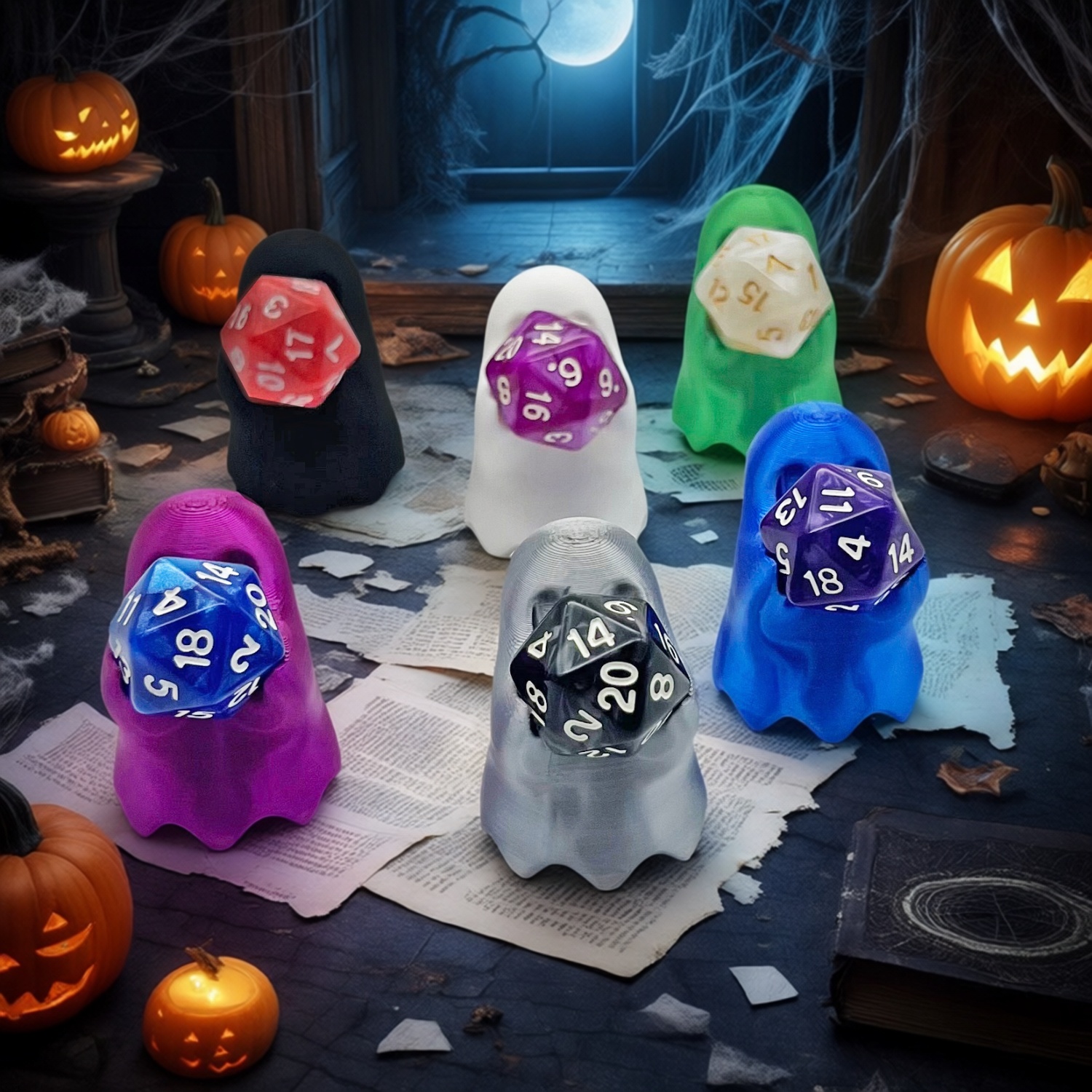 Dungeons&Dragons DND board game Ghost C model ornament (Random Color)