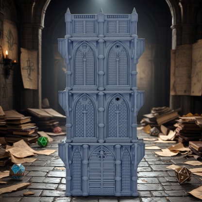 DND Cathedral Model Dice Tower Storage Ornament
