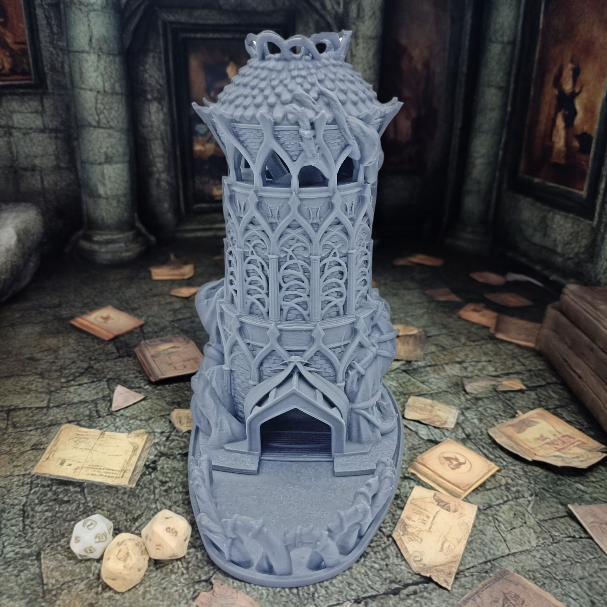 Dragon and Dungeon Druid Tower Dice Tower