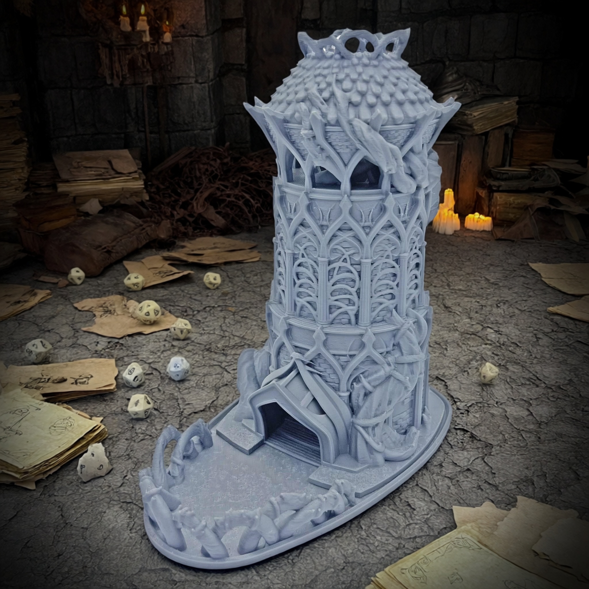 Dragon and Dungeon Druid Tower Dice Tower