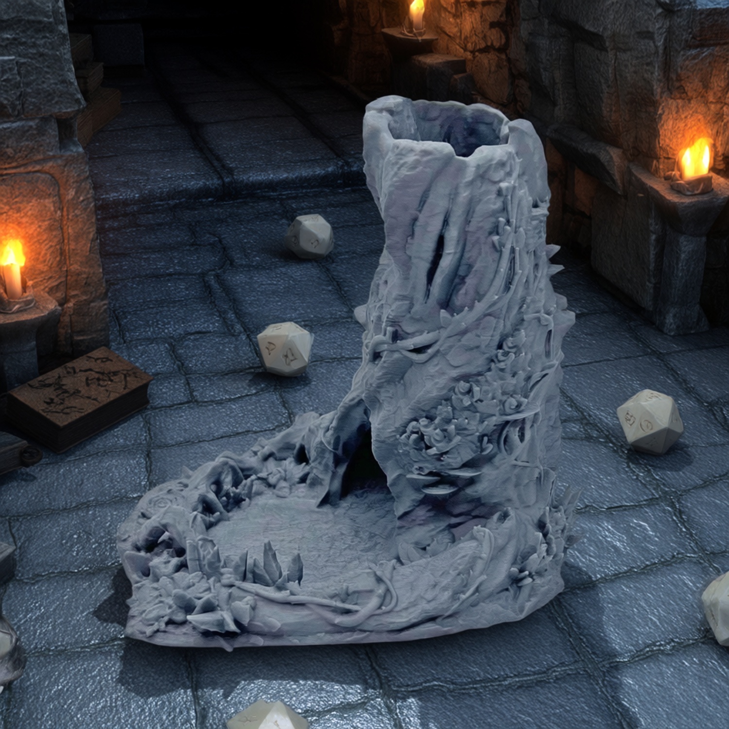 Dice Tower Dragon and Dungeon Magic Tree Trunk (Random Color)