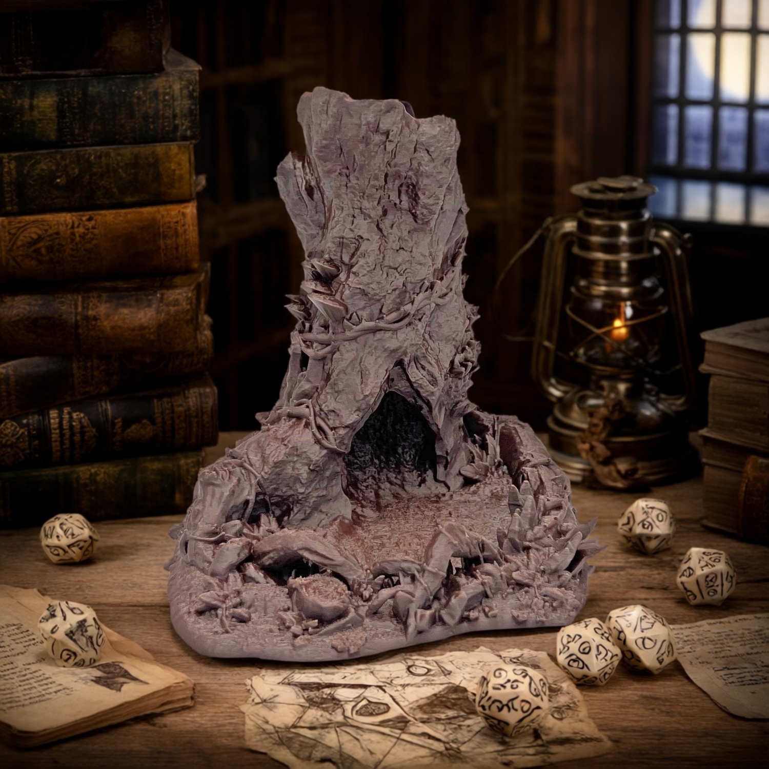 Dice Tower Dragon and Dungeon Magic Tree Trunk (Random Color)