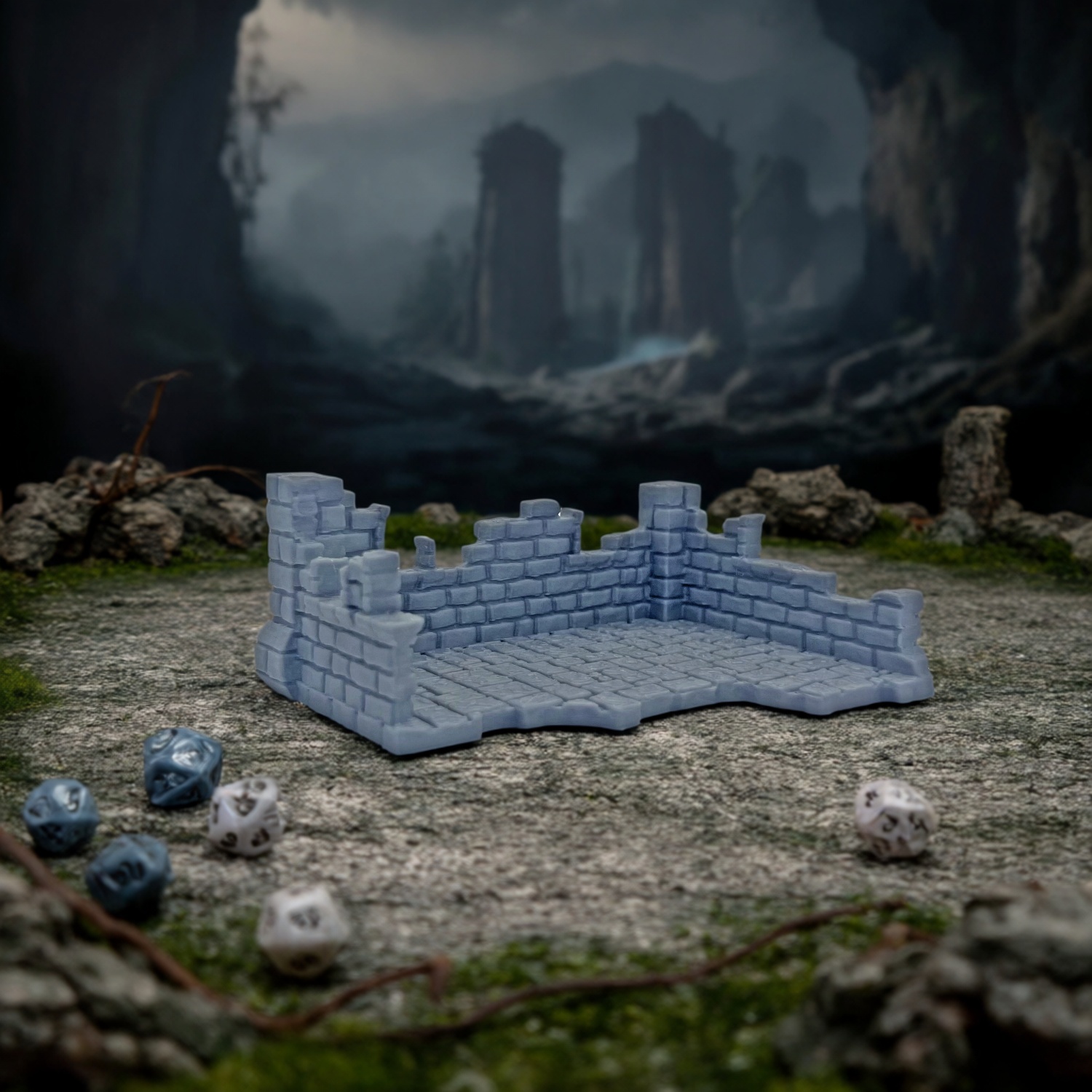Dungeons&Dragons DND Board Game Terrain Model Ruins A