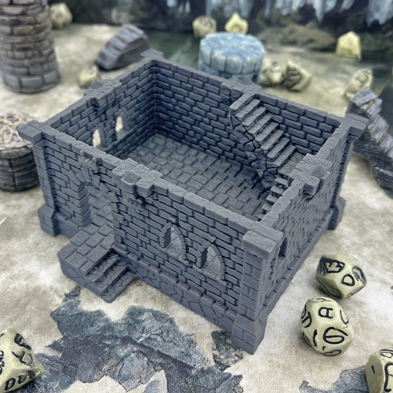 Dungeons&Dragons DND board game terrain model ruins B