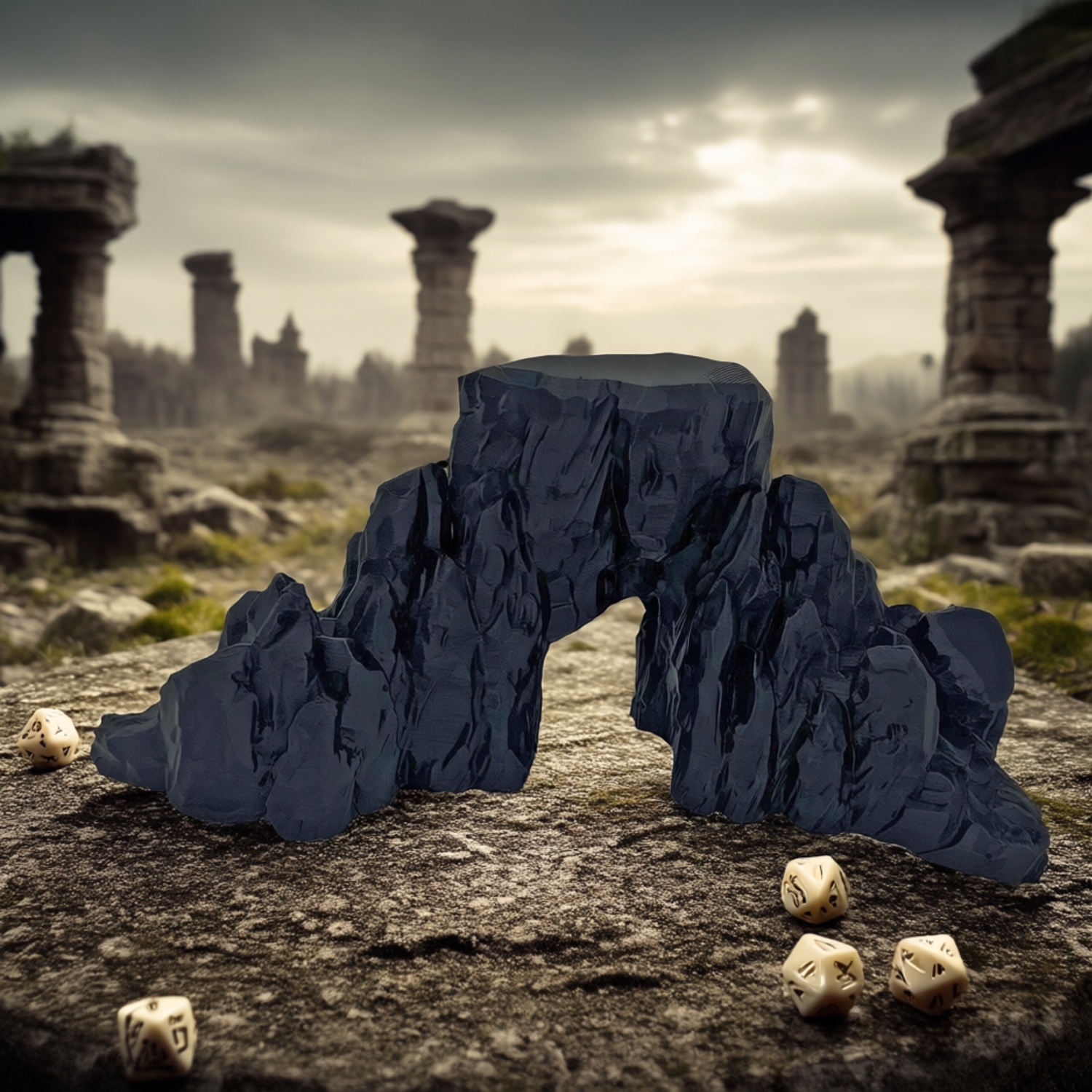 DND board game Dragon and Dungeon props surroundings