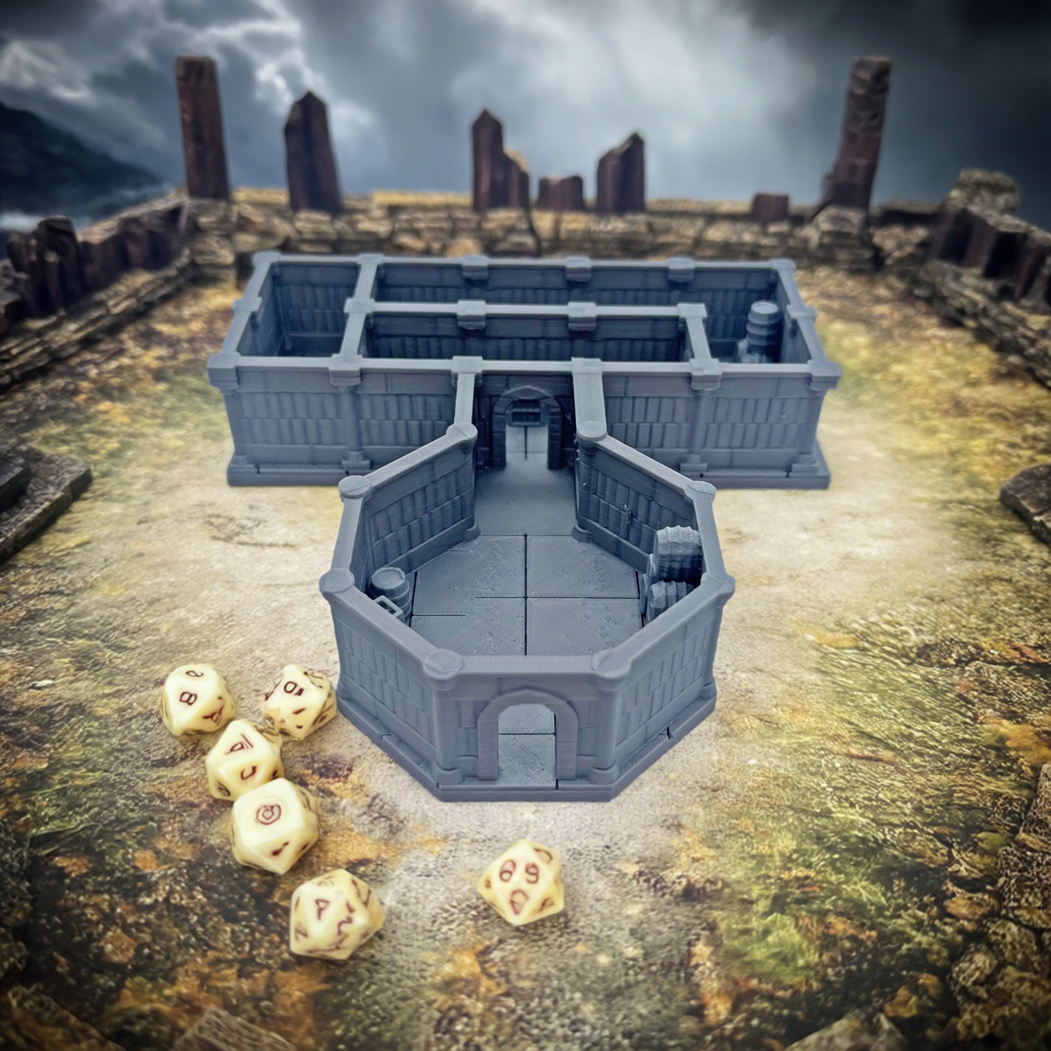 DND board game maze 1 model ornament (Random Color)