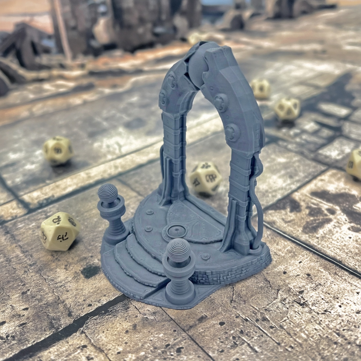 Dragon and Dungeon Model Terrain DND Ancient Portal
