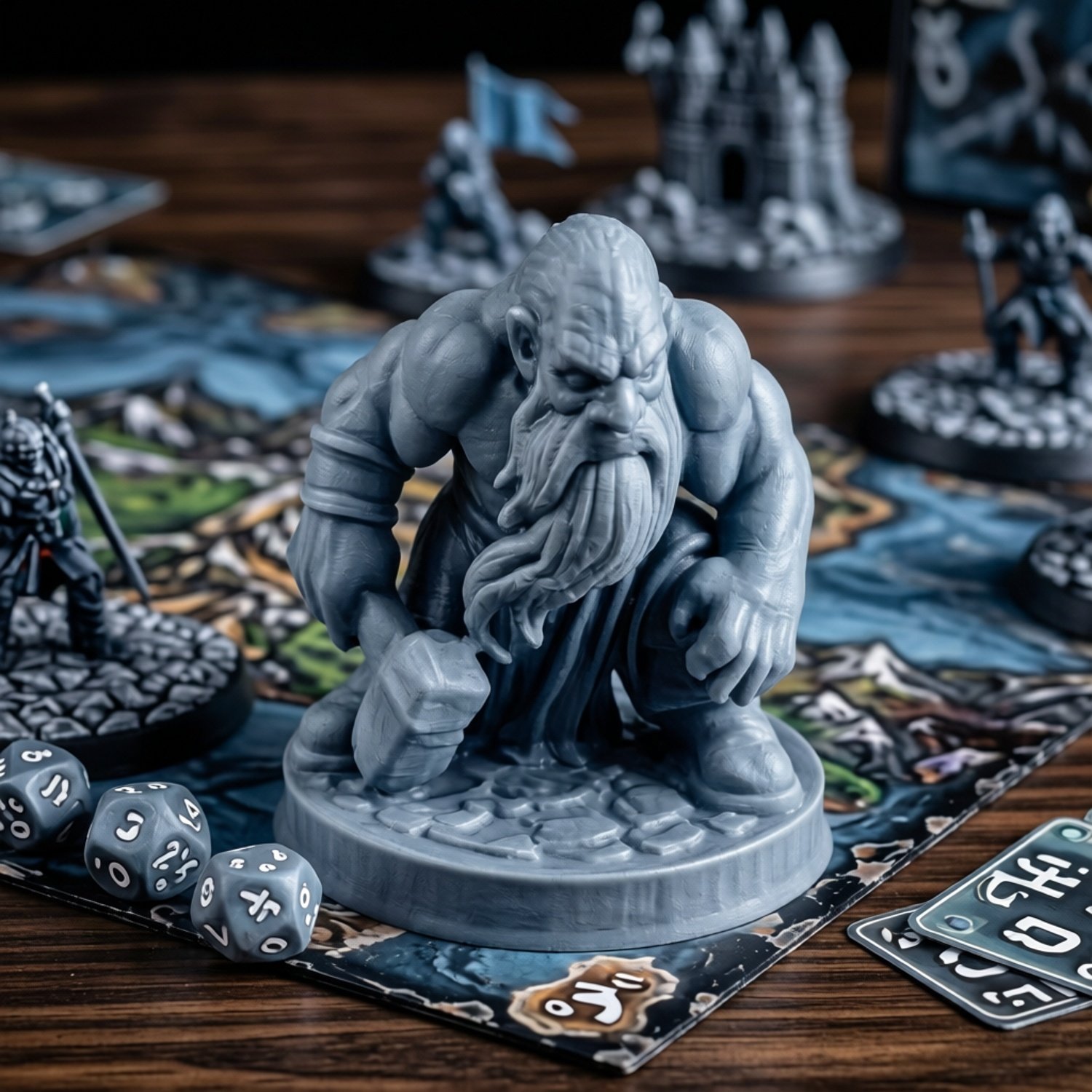 Dungeons&Dragons DND tabletop game Dwarf Soldier 9 model ornament
