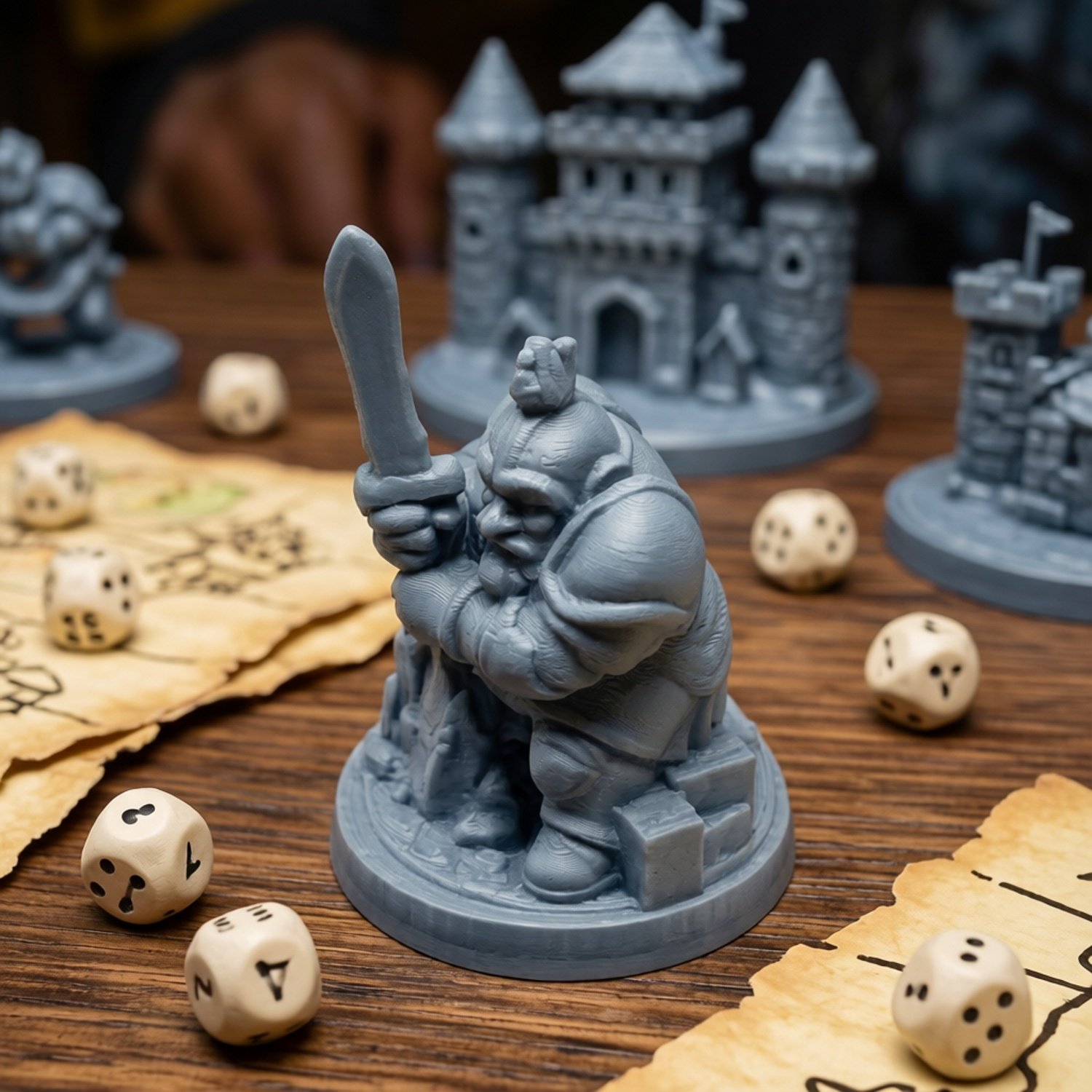 Dungeons&Dragons DND tabletop game Dwarf Soldier 10 model ornament
