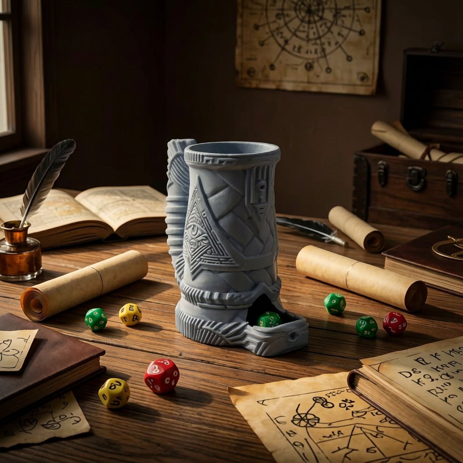Dice Tower - Triangular Eye Mug