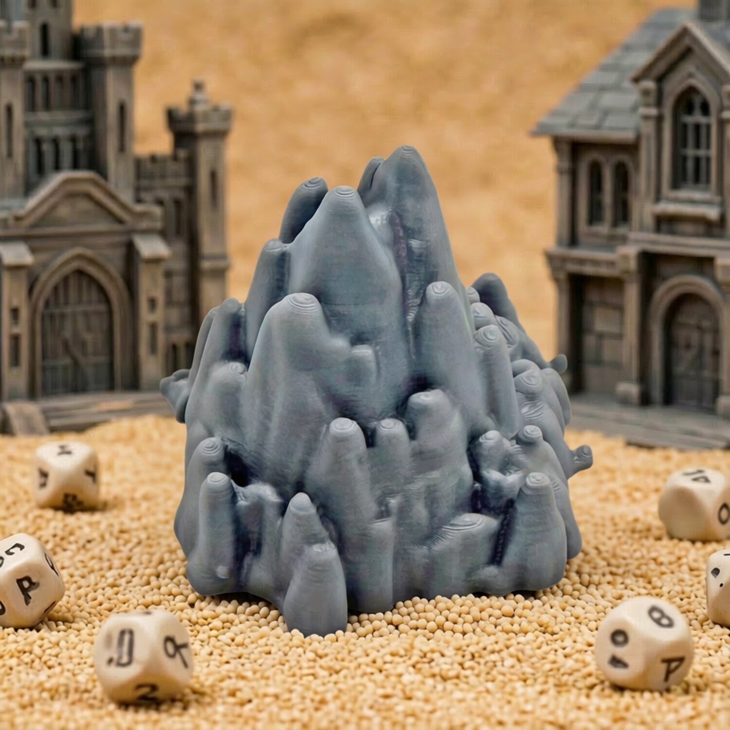 Terrain - Miniature model of underground caves