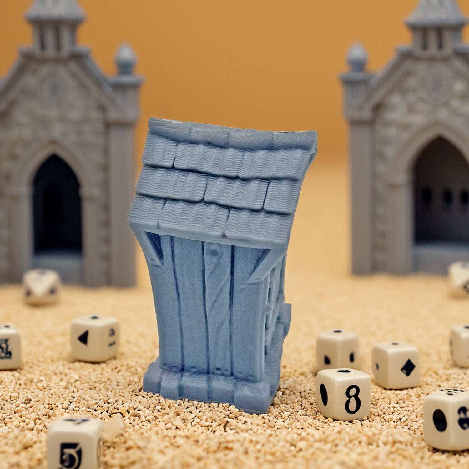 War Model - Love Wooden House Small Toilet