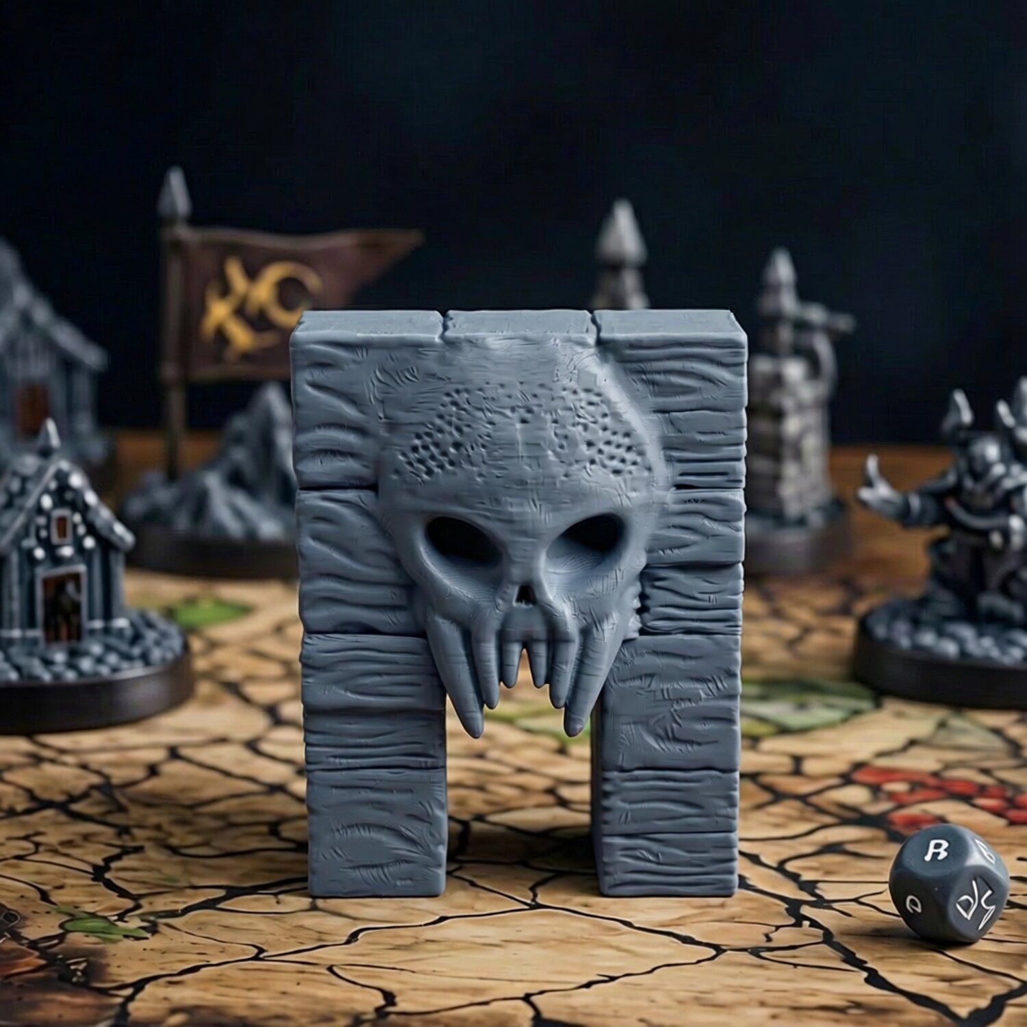 Scene building Skeleton Gate terrain