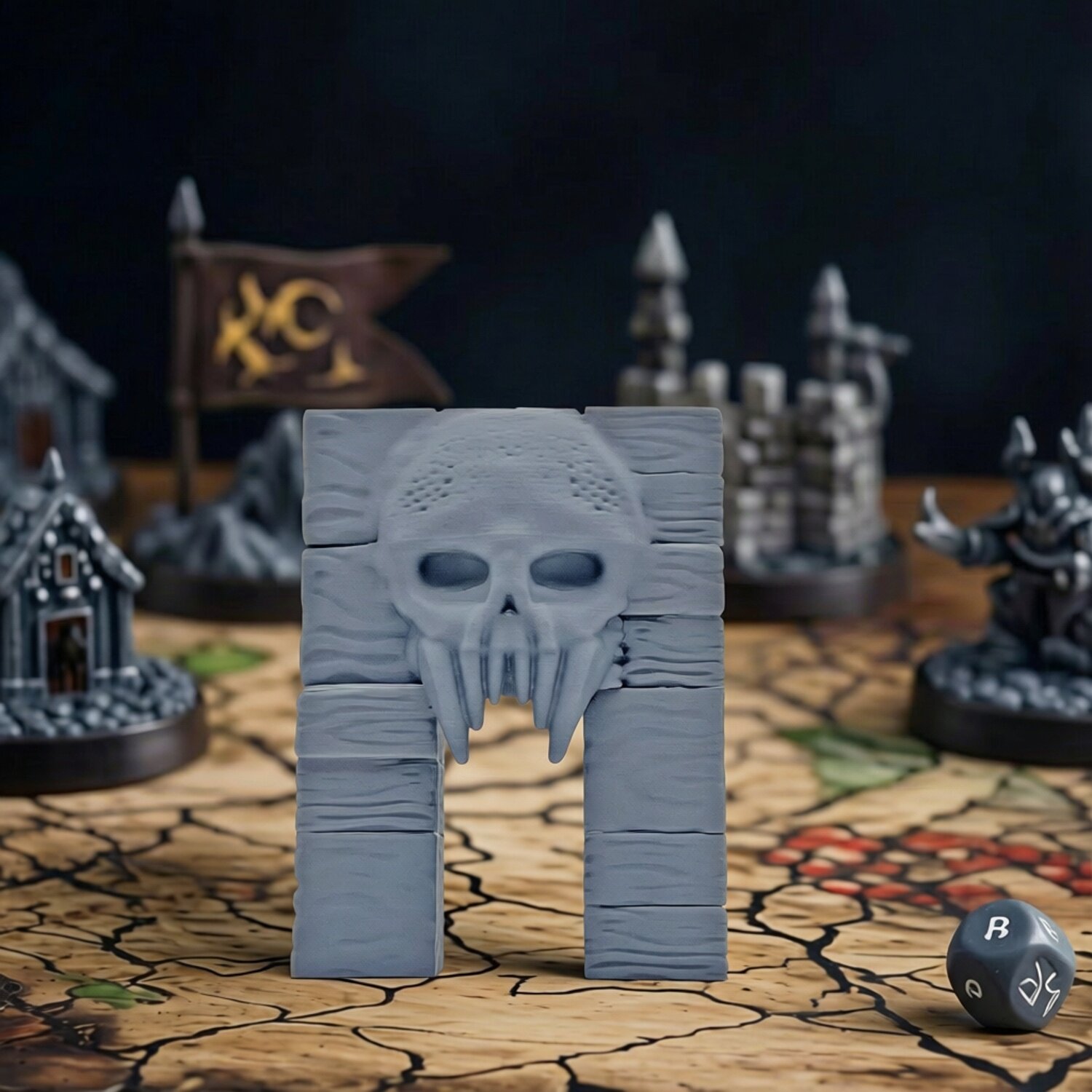 Scene building Skeleton Gate terrain