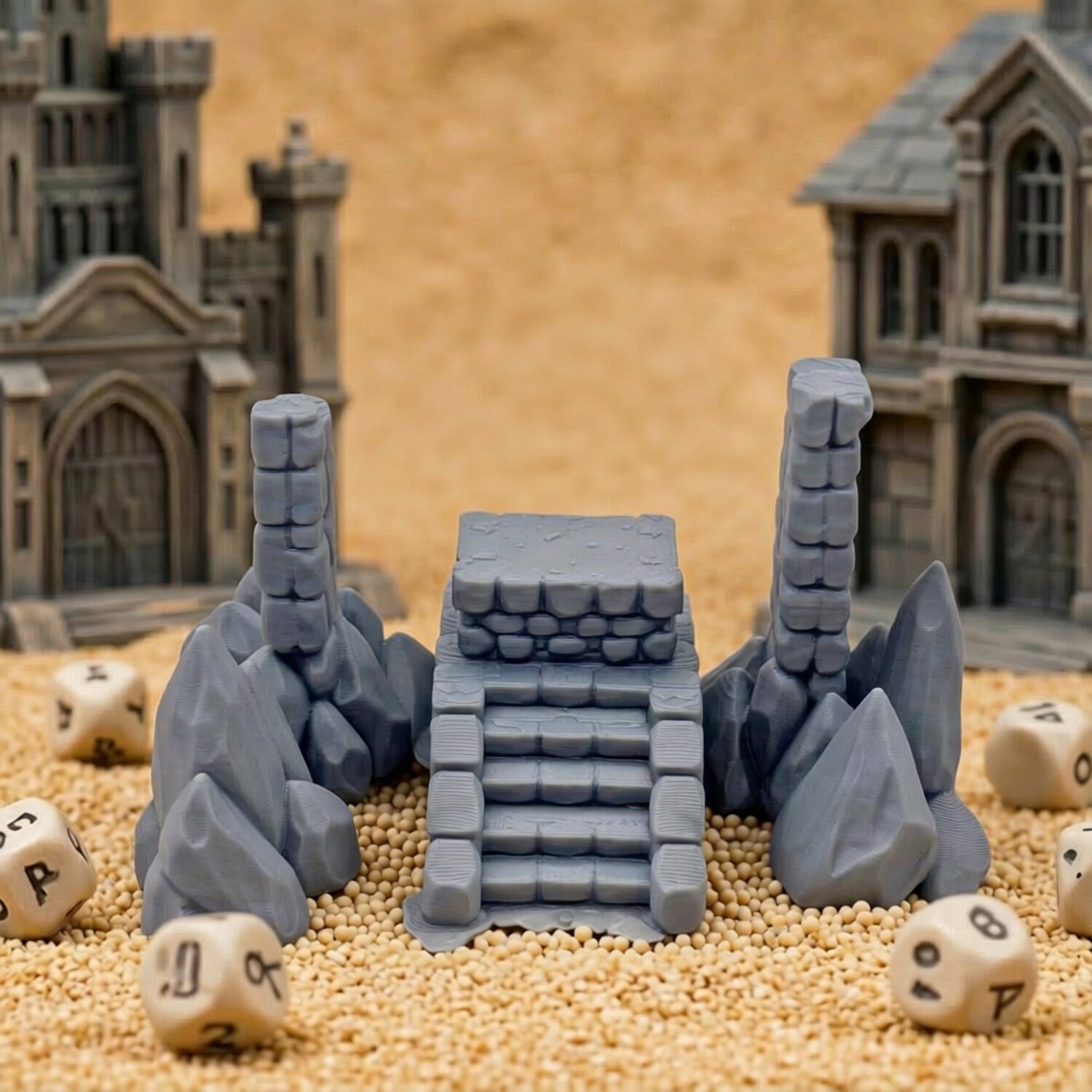 Model of Stone Altar in the Deep Mountain Secret Realm