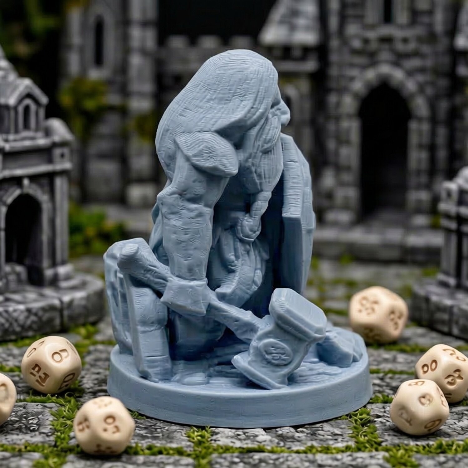 Dungeons&Dragons DND tabletop game Dwarf Soldier Model 3 ornament