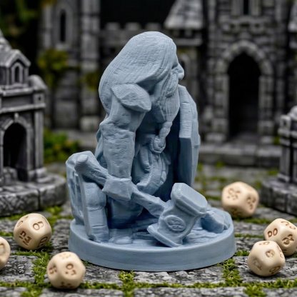 Dungeons&Dragons DND tabletop game Dwarf Soldier Model 3 ornament
