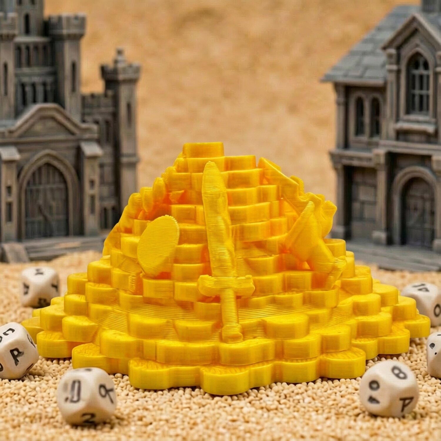 Terrain - Treasure Coin Pile (Random Color)