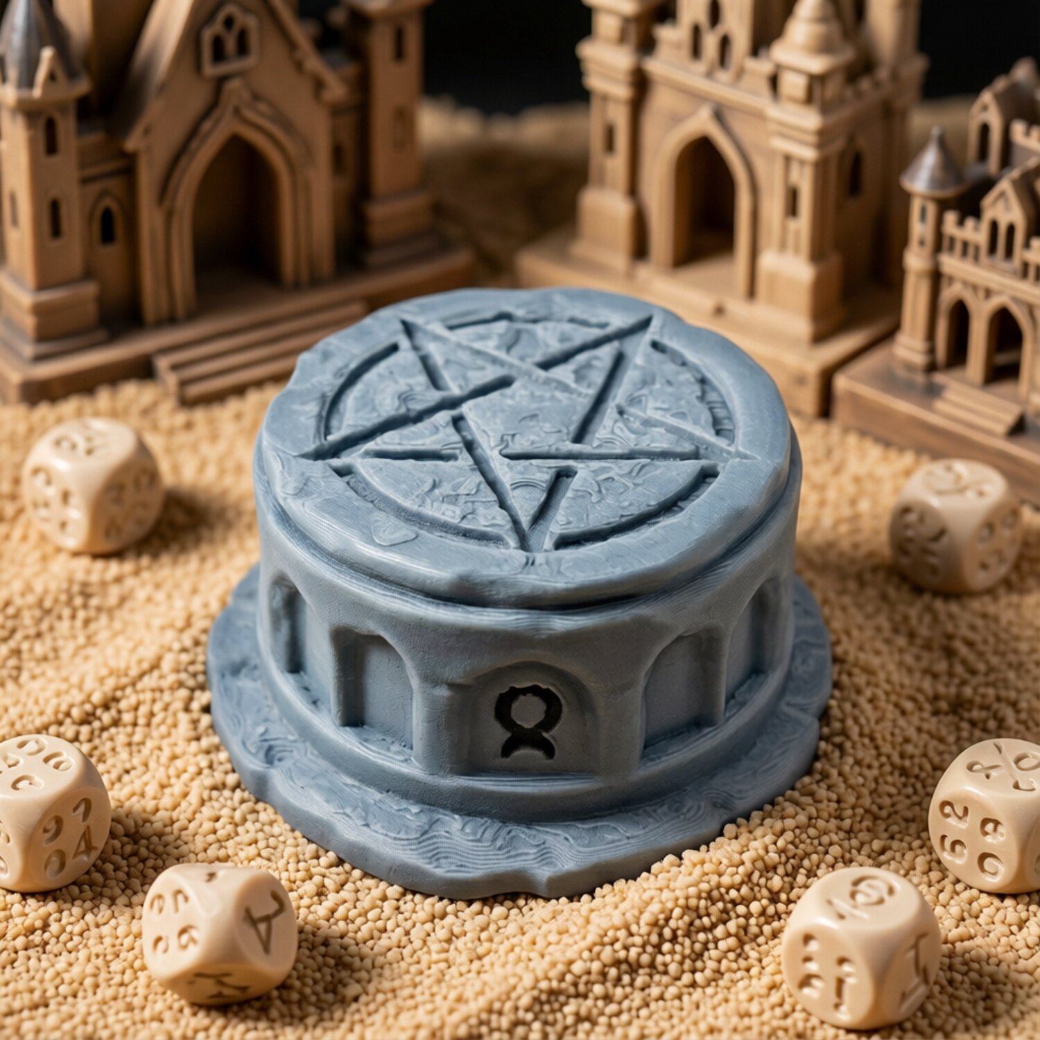 Dragon and Dungeon Dice Game Accessories Terrain Wizard Rune Altar