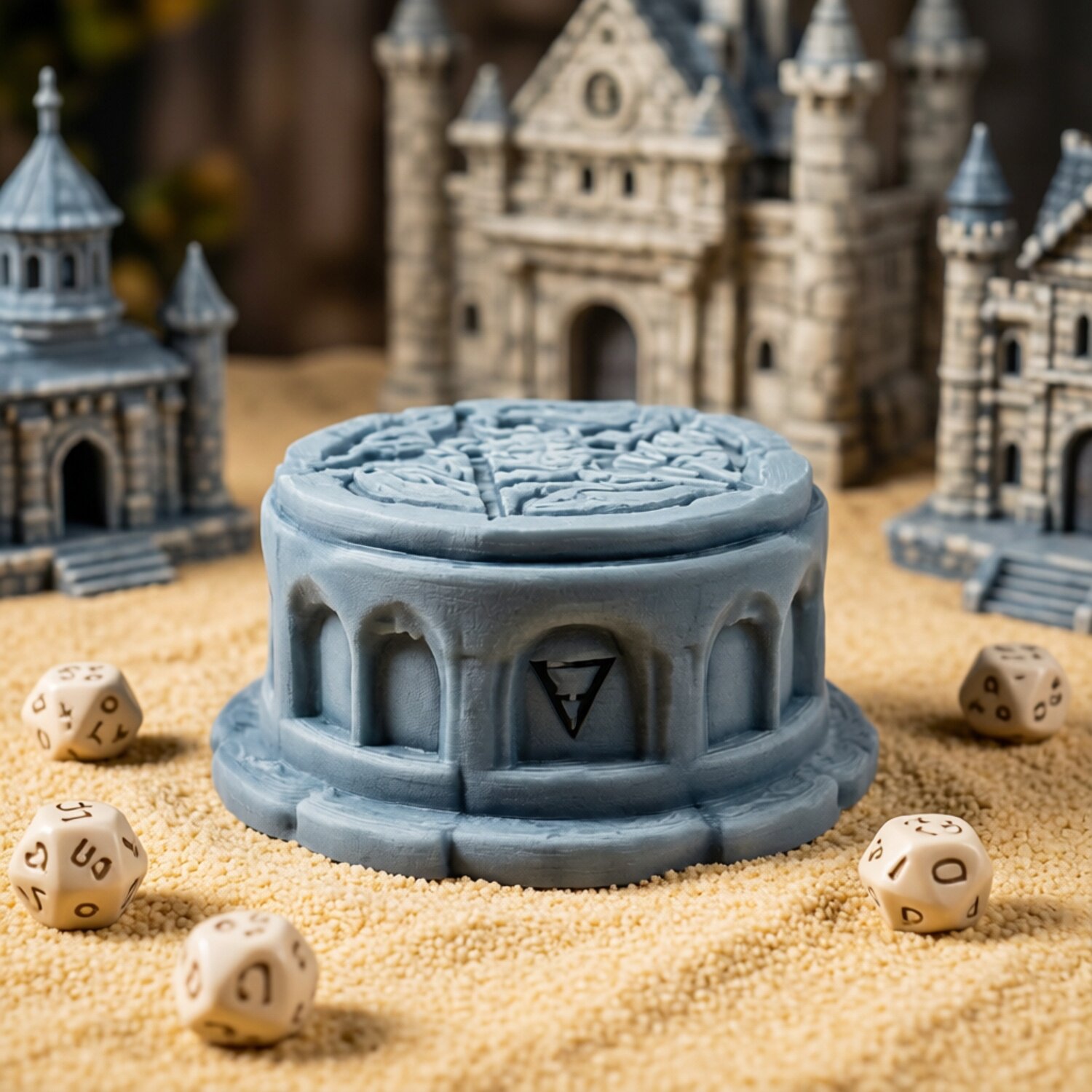 Dragon and Dungeon Dice Game Accessories Terrain Wizard Rune Altar