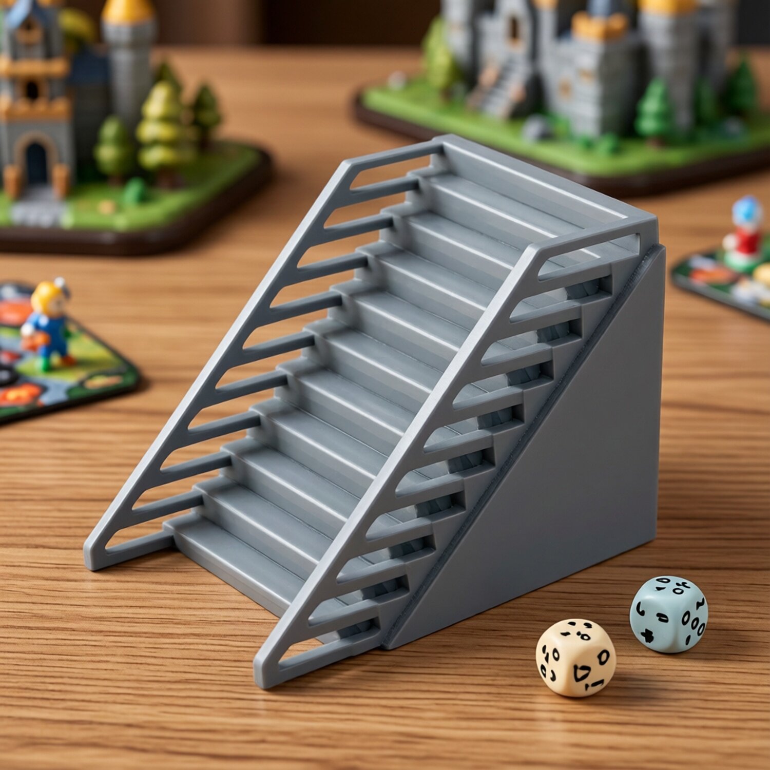 Terrain standard staircase scene building model