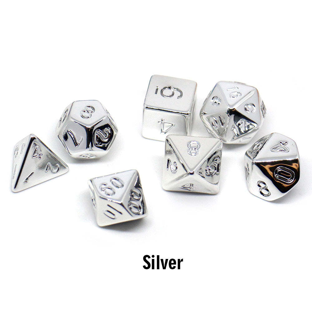 FREE Today: Electroplate DND Dice Set (Give away a Mystery Monster D&D RPG Figures Miniatures)