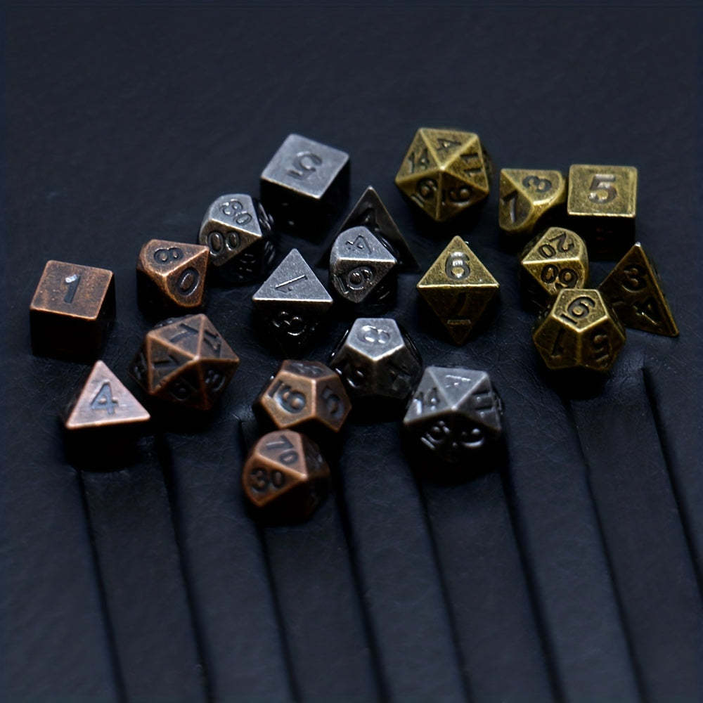 FREE Today: Metal Mini Archaized Board Game Dice Set (Give away a Mystery Monster D&D RPG Figures Miniatures)