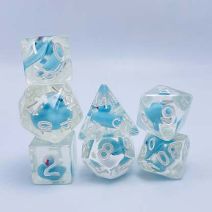 Blue Rubber Ducky Dice (Give away a random dice)