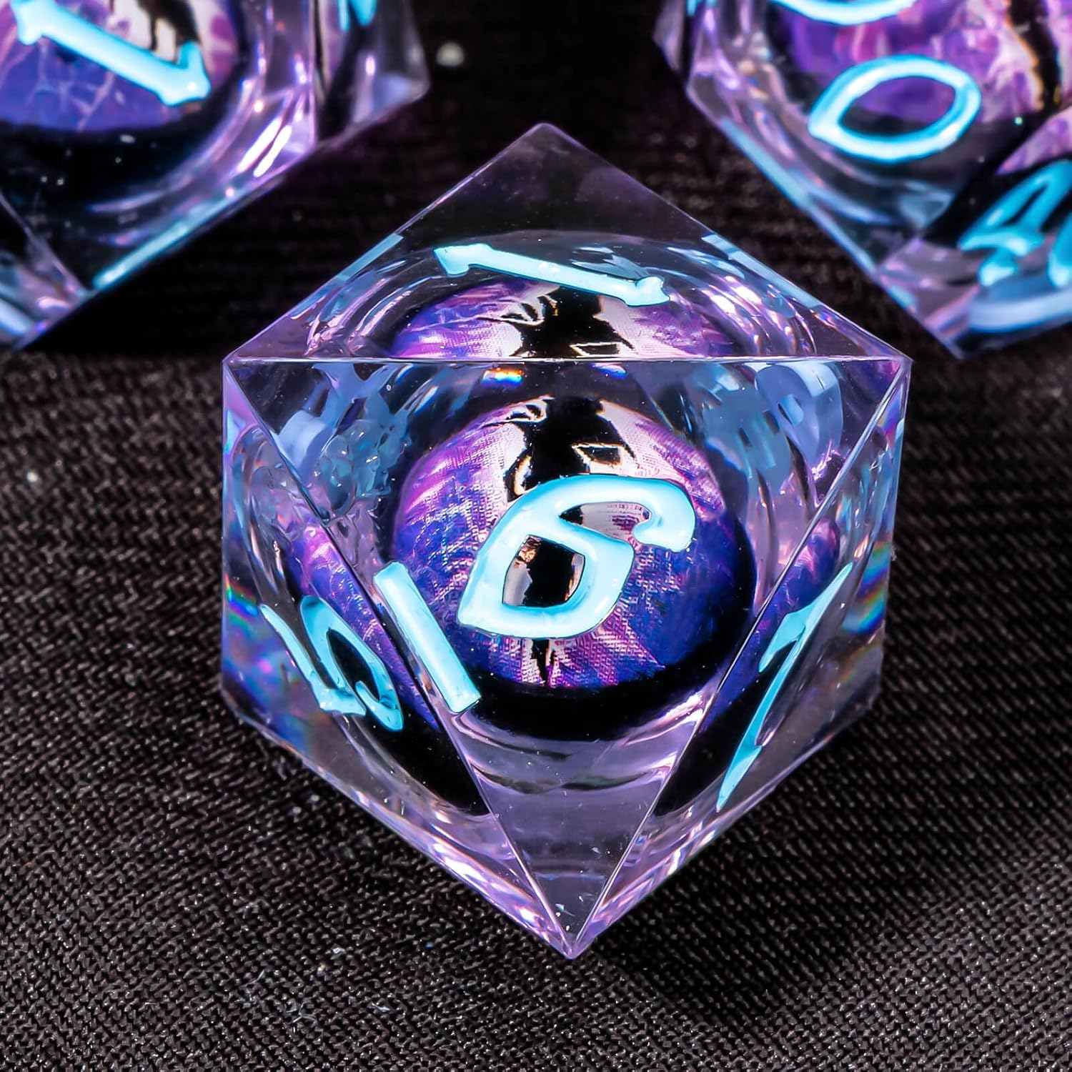 Dragon Purple Eye Dice Set