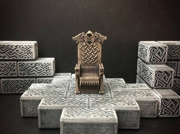 Delving Decor: Wolf Throne