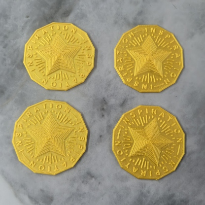 Tokens of Inspiration (DnD 5e) - 2 PCS