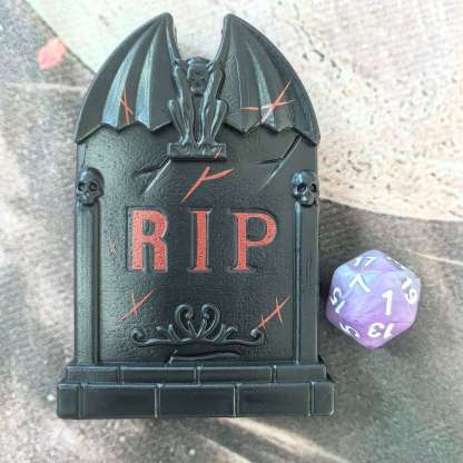Dice Tombstone & Mystery D20