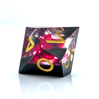 Universe Galaxy Resin Dice Set * Sharp Edge