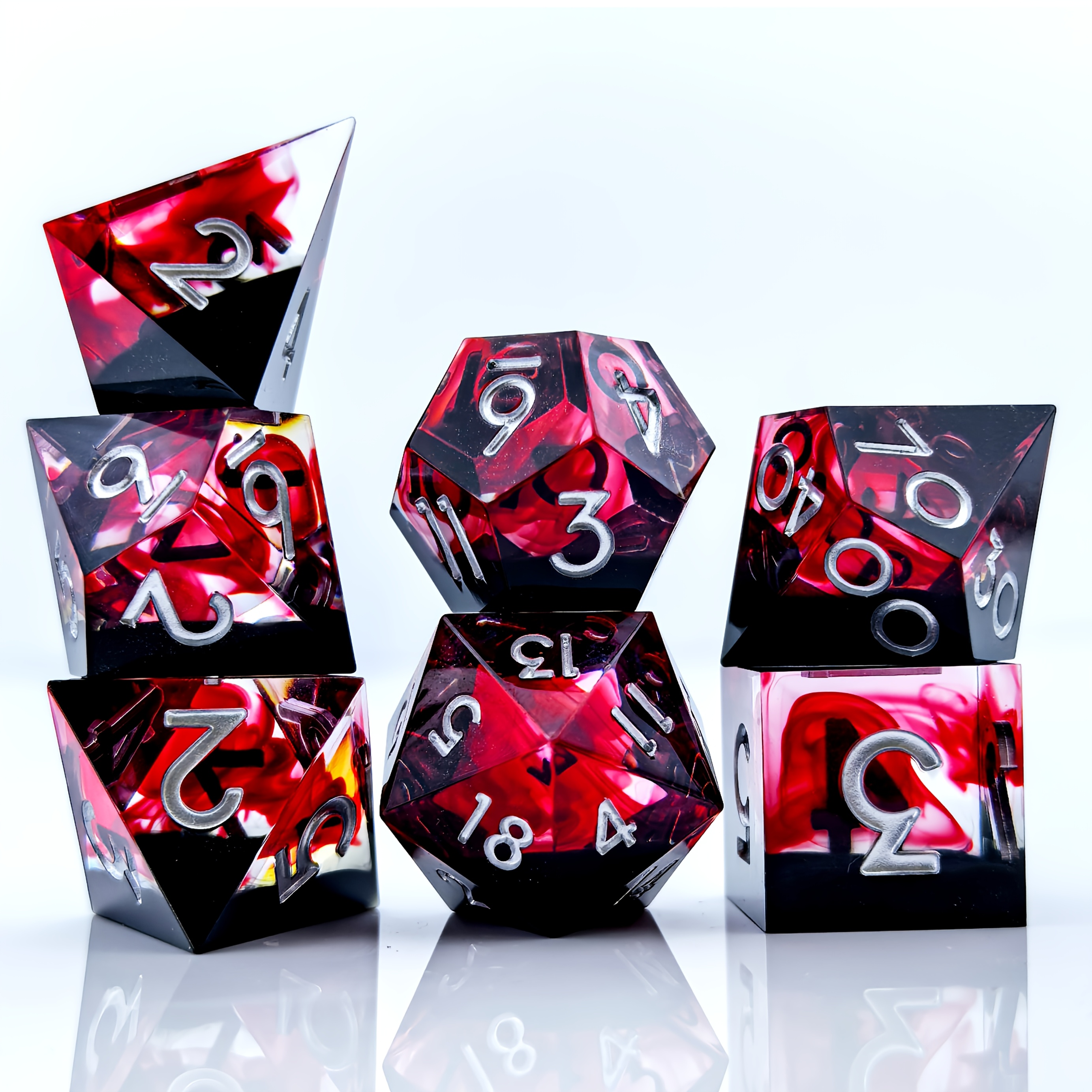 Universe Galaxy Resin Dice Set * Sharp Edge