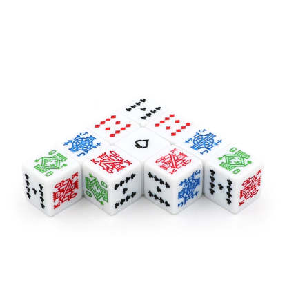 Poker Dice D6 bulk for Games & Art - Pack of 3 J Q K