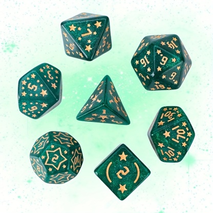 New Star Carved New Style Dice Set