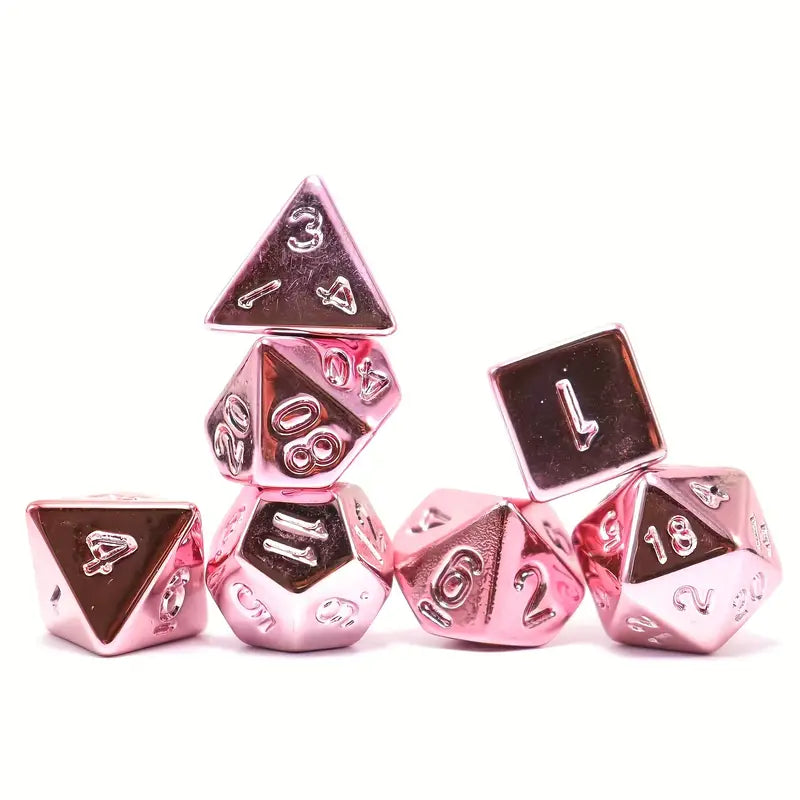 FREE Today: Plated Pink For DND Dice Set (Give away a random Resin Dice)