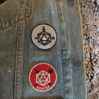 ROGUE - Dungeons & Dragons Inspired Scout/Achievement Iron On Patch