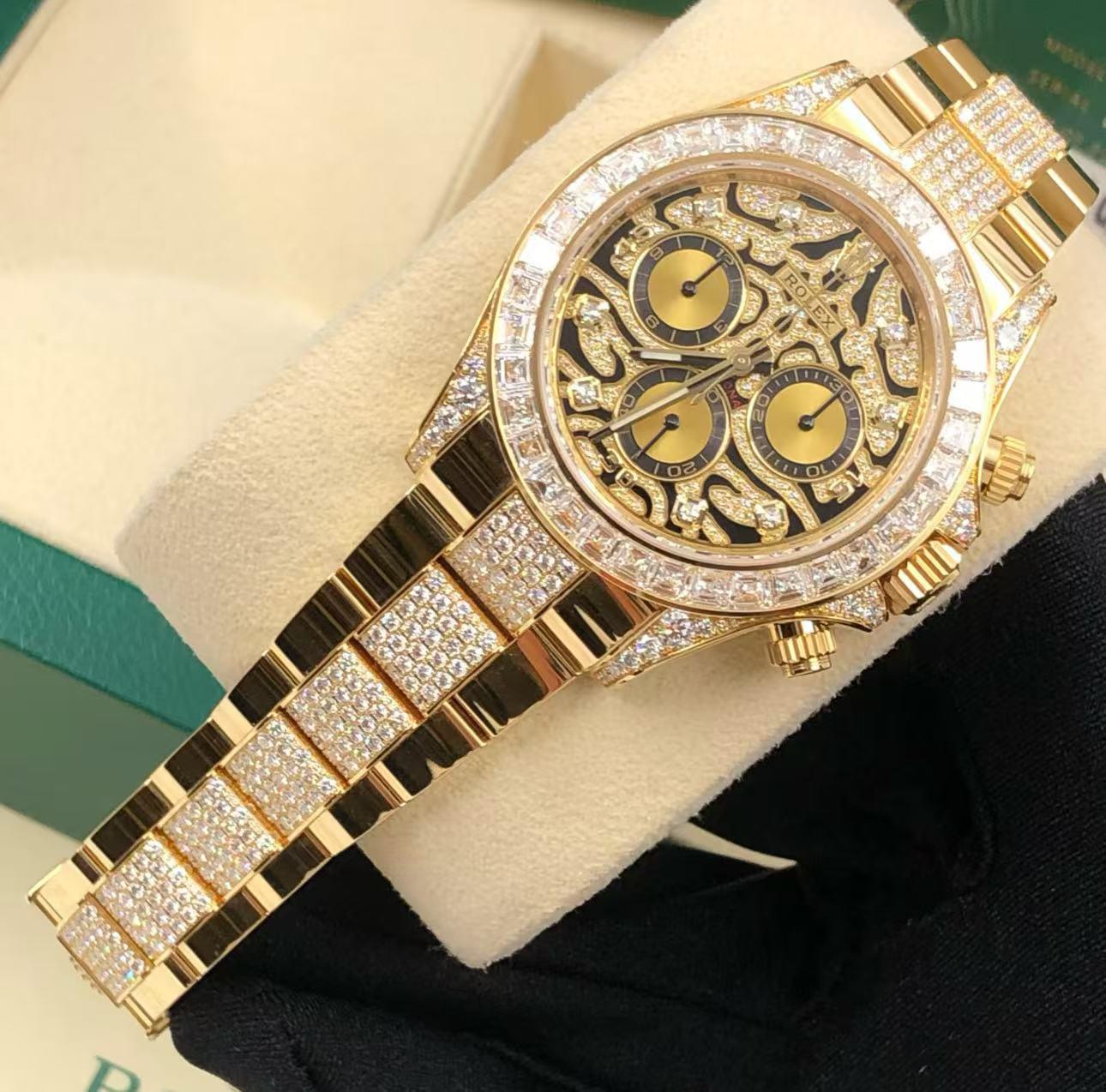 RL141  Daytona Eye of the Tiger Yellow Gold 116598TBR