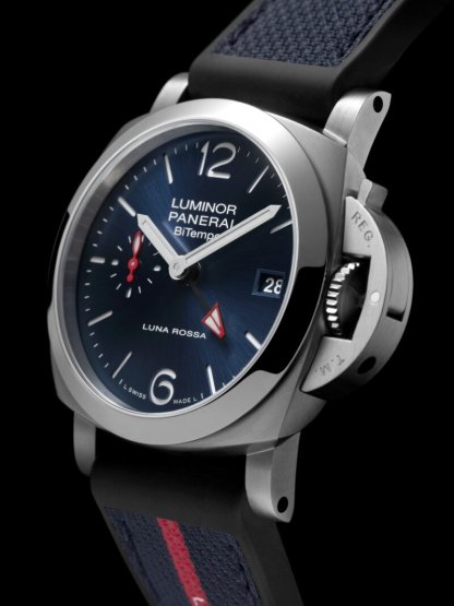 PA146 PANERAI Luminor Quaranta Bitempo Luna Rossa 40mm PAM01404