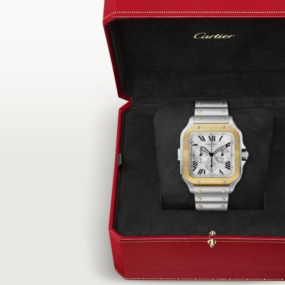 CA031 SANTOS DE CARTIER CHRONOGRAPH WATCH W2SA0008