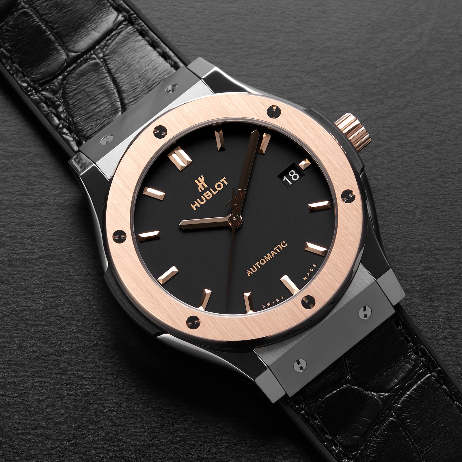 HB113 HUBLOT Classic Fusion Titanium King Gold 45mm 511.NO.1181.LR