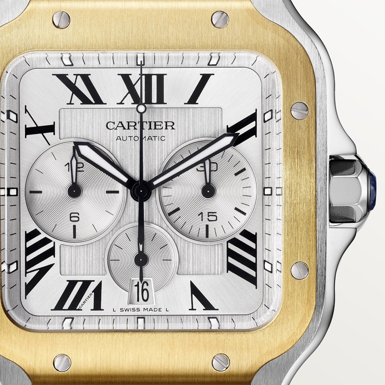 CA031 SANTOS DE CARTIER CHRONOGRAPH WATCH W2SA0008
