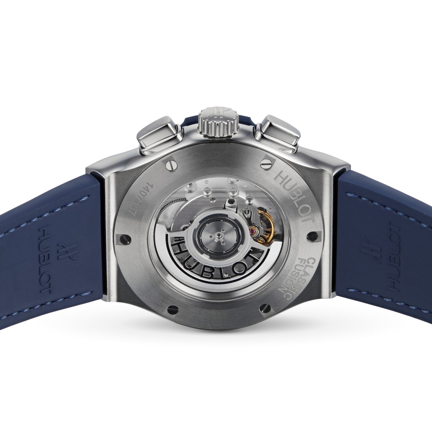 HB101 HUBLOT Classic Fusion Blue Chronograph Titanium 45mm 521.NX.7170.LR